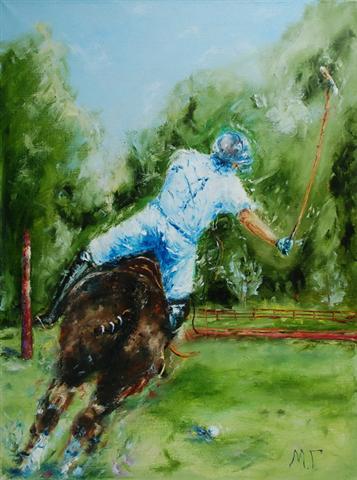 2500  sold. Polo V. 60х80 cm. oil on canvas Small